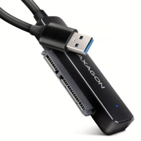 AXAGON ADSA-FP2A, USB-A 5Gbps > SATA 2.5" SSD/HDD SLIM adapter, cable 20 cm