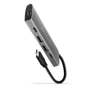 AXAGON HMC-5G2 5-in-1 Hub, USB-C 10Gbps, 2x USB-A, 2x USB-C, HDMI 4k/60Hz, PD 100W, USB-C cable 13 c