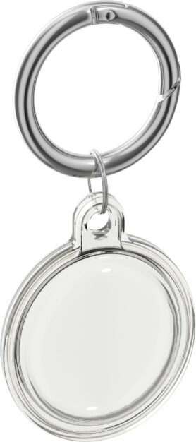 AlzaGuard Waterproof Keychain for AirTag - čirá