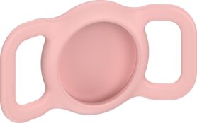 AlzaGuard Pet Collar Mount for AirTag růžový