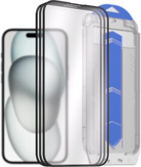AlzaGuard 2.5D Glass EasyFit DustFree pro iPhone 15