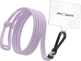 AlzaGuard Universal Phone Lanyard - růžová