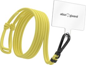 AlzaGuard Universal Phone Lanyard - žlutá