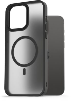 AlzaGuard Matte Case Compatible with MagSafe pro iPhone 15 Pro Max černý