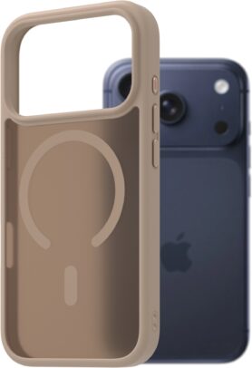 AlzaGuard Matte Case Compatible with Magsafe pro iPhone 17 Pro pískově žlutý
