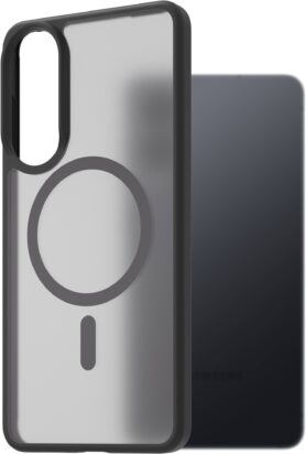 AlzaGuard Matte Case Compatible with Magsafe pro Samsung Galaxy S25 EDGE černý