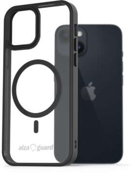 AlzaGuard Clear TPU Case Compatible with Magsafe pro iPhone 14 černé