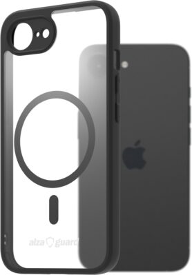 AlzaGuard Clear TPU Case Compatible with Magsafe pro iPhone 16e / 17e černé