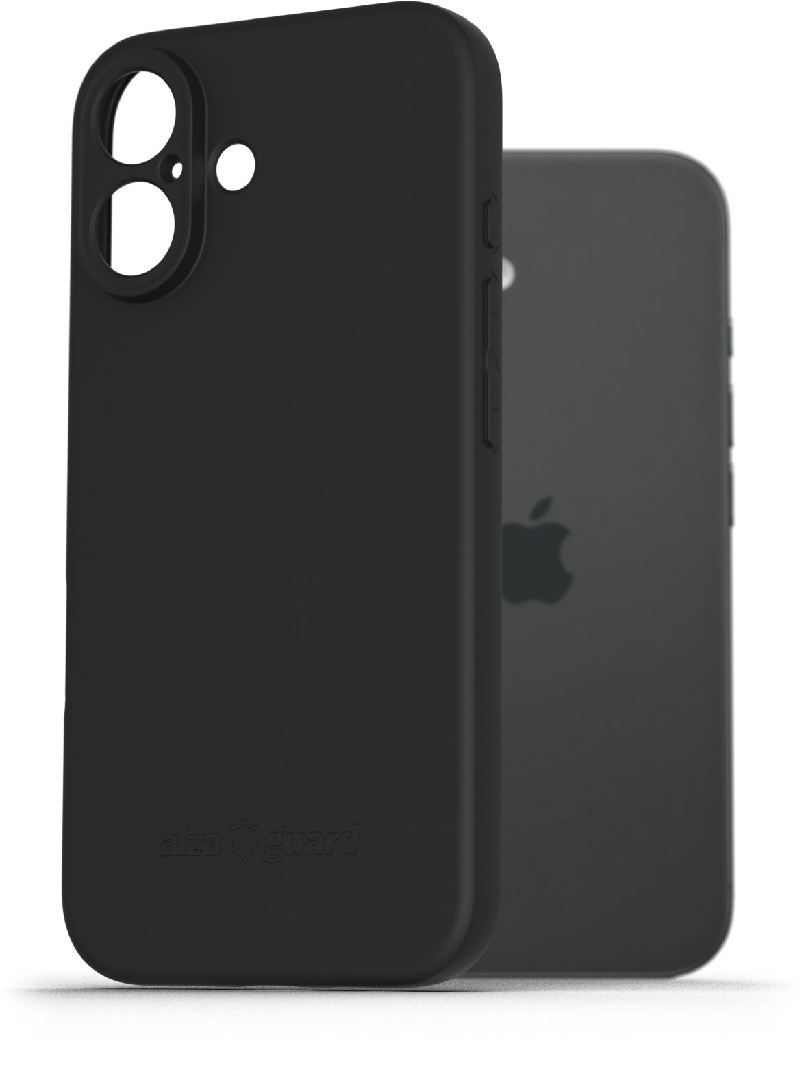 AlzaGuard Matte TPU Case pro iPhone 16 černý