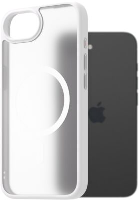 AlzaGuard Matte Case Compatible with Magsafe pro iPhone 16e / 17e bílý