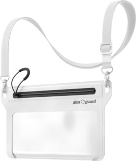 AlzaGuard WaterProof Zipper Shield Case bílé