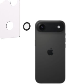 AlzaGuard Elite Lens Protector pro iPhone Air černé s aplikátorem