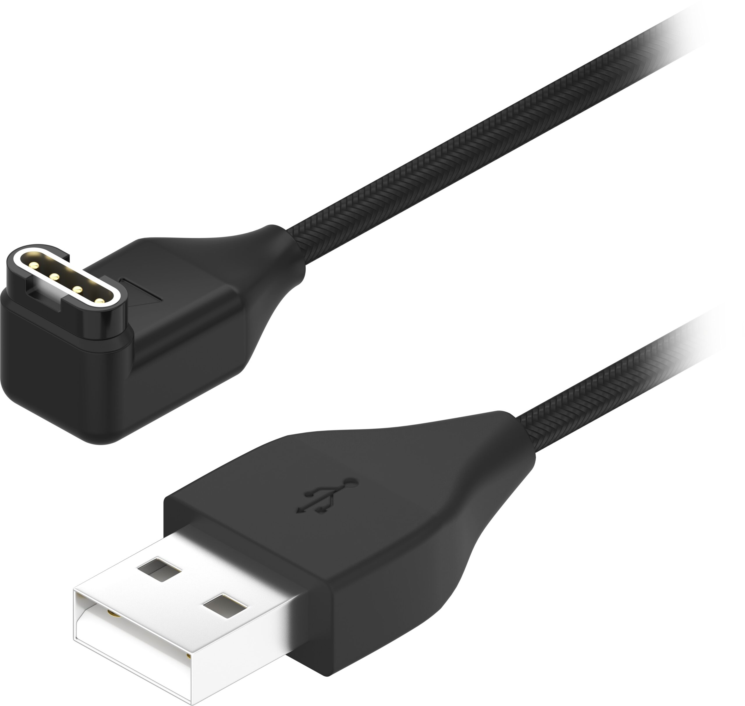 AlzaPower "L" nabíjecí/datový kabel s opletem pro Garmin Fenix, Vívoactive, Venu, Forerunner – 1m