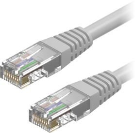 AlzaPower Patch CAT5E UTP 0.5m šedý