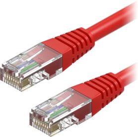 AlzaPower Patch CAT5E UTP 5m červený