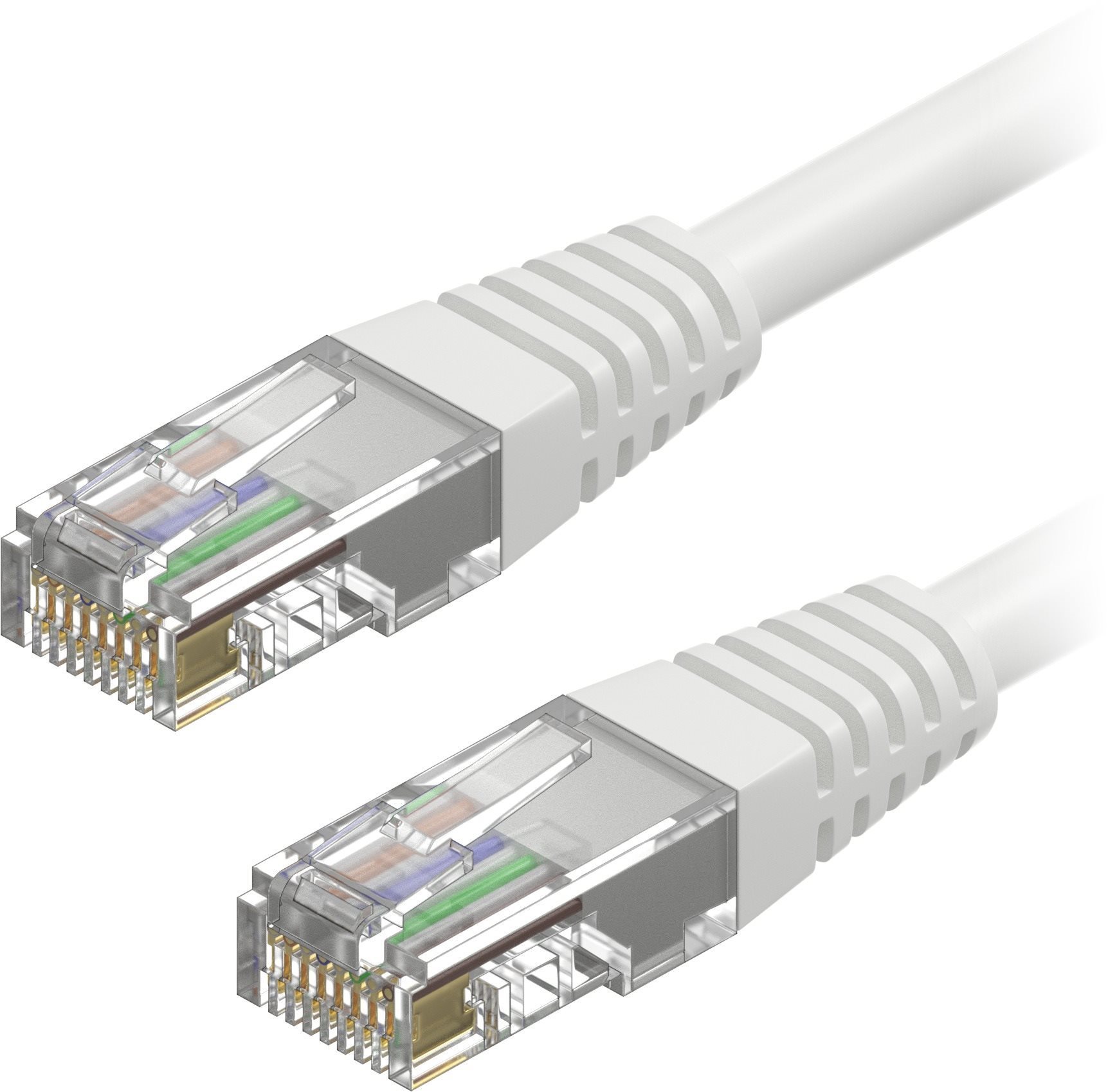 AlzaPower Patch CAT5E UTP 3m bílý