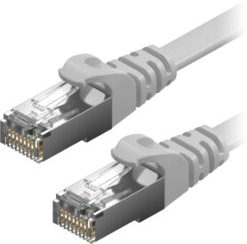 AlzaPower Patch CAT6 FTP Flat 1m šedý