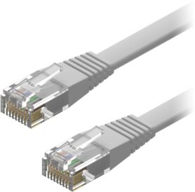 AlzaPower Patch CAT6 UTP Flat 5m šedý