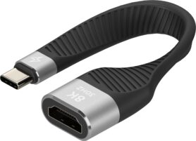 AlzaPower FlexCore USB-C 4 Gen 2 (M) to HDMI 2.1 (F) 8K 30Hz černý