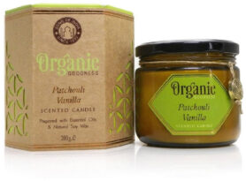 Song of India Organic Goodness Svíčka Patchouli and Vanilla