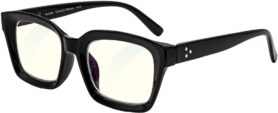 GLASSA Blue Light Blocking Glasses PCG 014, +1,50 dio, černé