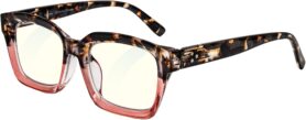 GLASSA Blue Light Blocking Glasses PCG 014, +3,00 dio, červený vzor