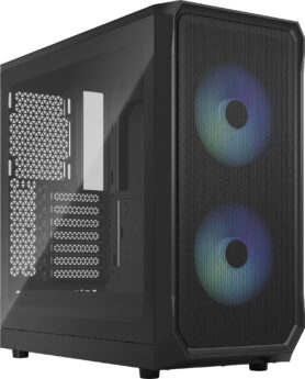 Fractal Design Focus 2 RGB Black TG Clear Tint