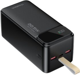 ChoeTech Digital 50000mAh Fast Charge + PD3.0 (22.5W) černá