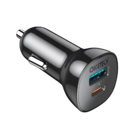 ChoeTech PD20W + QC18W (total 38W) Dual Ports Car Charger