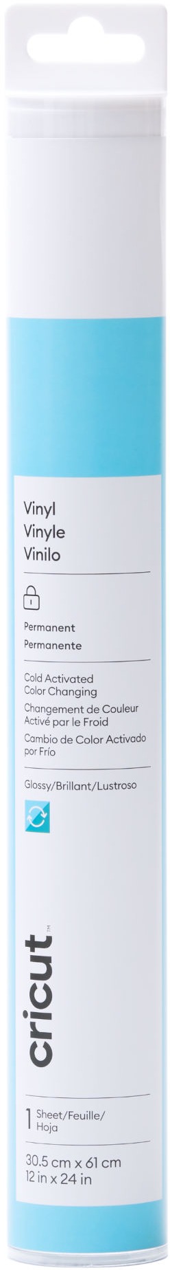 Cricut color change Vinyl COLD Permanent 30x60cm (Blue)