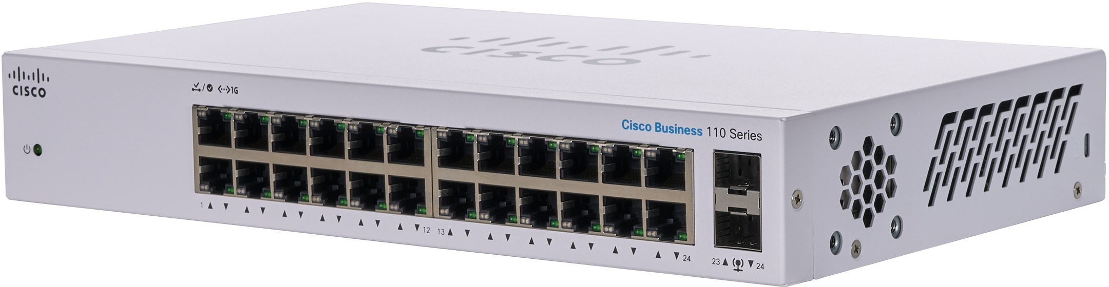 CISCO CBS110 Unmanaged 24-port GE, 2x1G SFP Shared