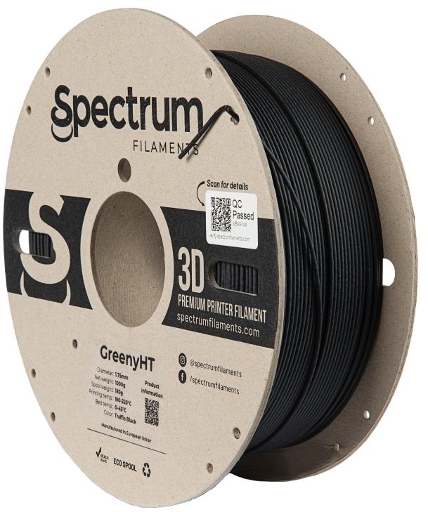 Filament Spectrum GreenyHT 1.75mm Traffic Black 1kg