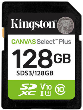 Kingston SDXC 128GB Canvas Select Plus Gen 3