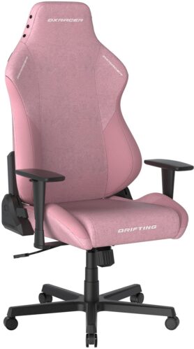 DXRACER DRIFTING růžová, látková