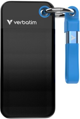 VERBATIM Pocket SSD 1TB černá/modrá