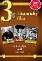 3x Historický film - Jan Roháč z Dubé, Jánošík, Černý prapor /papírové pošetky/ (3DVD) - DVD