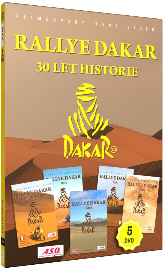 Rallye Dakar 30 let historie /papírové pošetky/ (5DVD) - DVD