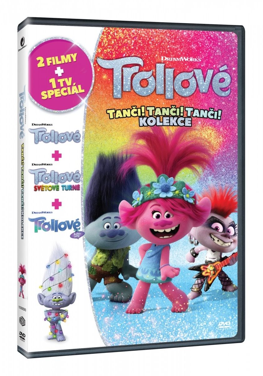 Trollové: Tanči! Tanči! Tanči! kolekce (3 DVD) - DVD