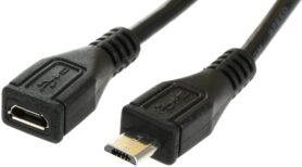 PremiumCord micro USB 2.0 prodlužovací 5m