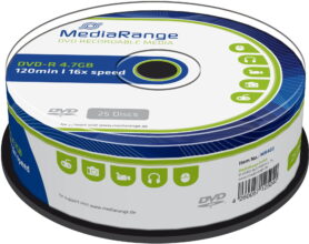 MEDIARANGE DVD-R 4,7GB 16x spindl 25ks