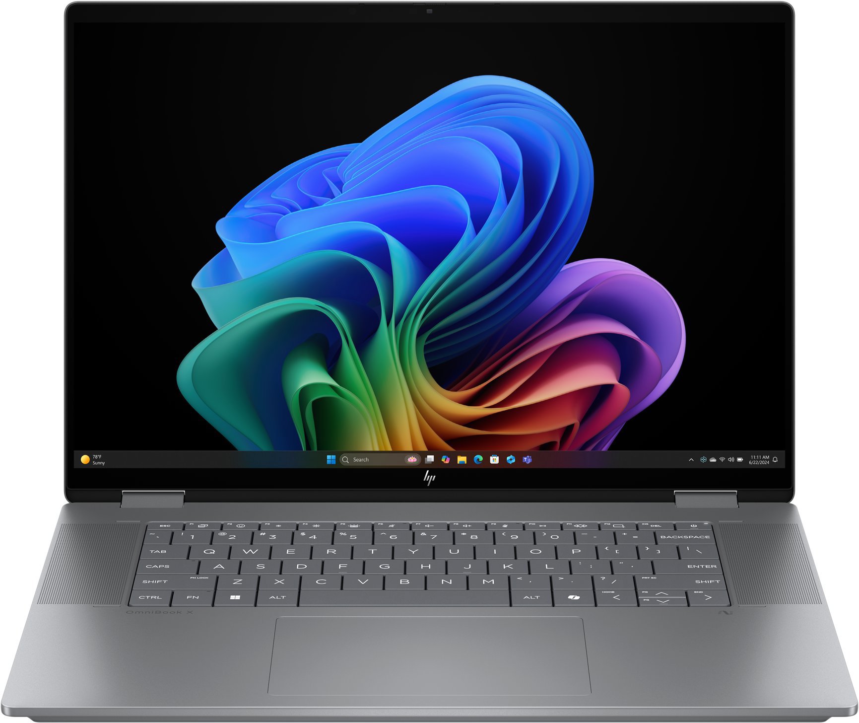 HP OmniBook X Flip AI 16-ar0004nc Meteor Silver