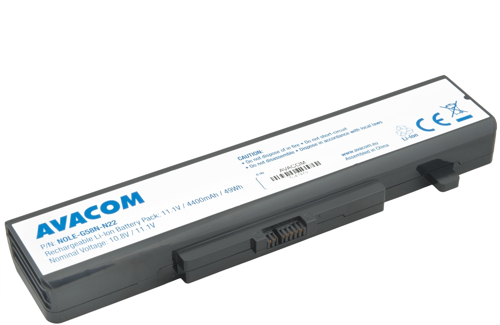 Avacom pro Lenovo IdeaPad G580, Z380, Y580 series Li-Ion 11,1V 4400mAh