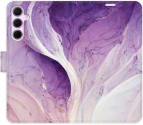 iSaprio Flip pouzdro Purple Paint pro Samsung Galaxy A55 5G