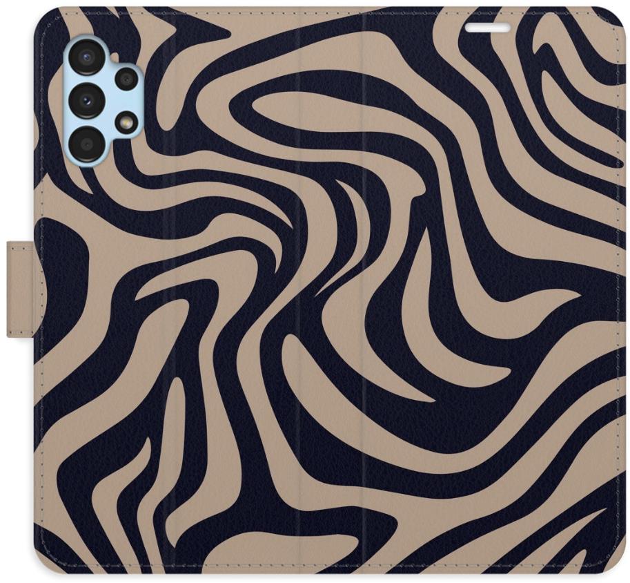 iSaprio Flip pouzdro Zebra Black 02 pro Samsung Galaxy A13 / A13 5G