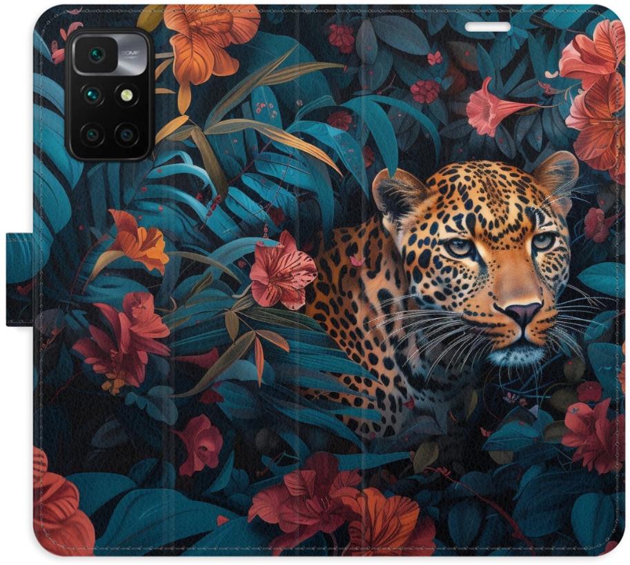 iSaprio Flip pouzdro Flower Jaguar 02 pro Xiaomi Redmi 10