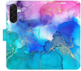 iSaprio Flip pouzdro BluePink Paint pro Samsung Galaxy A17 / A17 5G