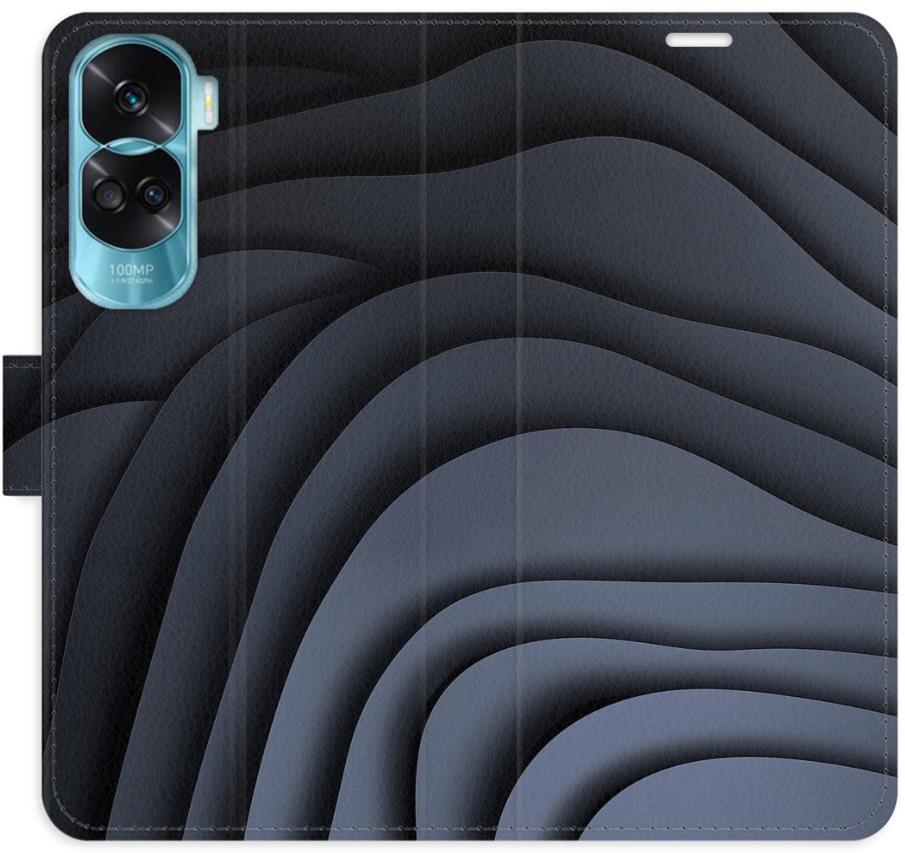iSaprio Flip pouzdro Dark Waves pro Honor 90 Lite 5G
