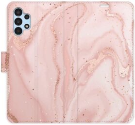 iSaprio flip pouzdro RoseGold Marble pro Samsung Galaxy A13 / A13 5G