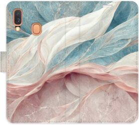 iSaprio flip pouzdro Old Leaves 03 pro Samsung Galaxy A40