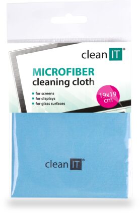 CLEAN IT Čisticí utěrka z mikrovlákna, malá světle modrá